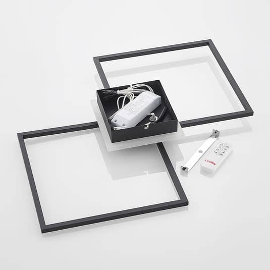 B-grade Lindby Edani LED ceiling lamp, pendant lamp, ceiling light, light fixture, LED lamp, 29 W 