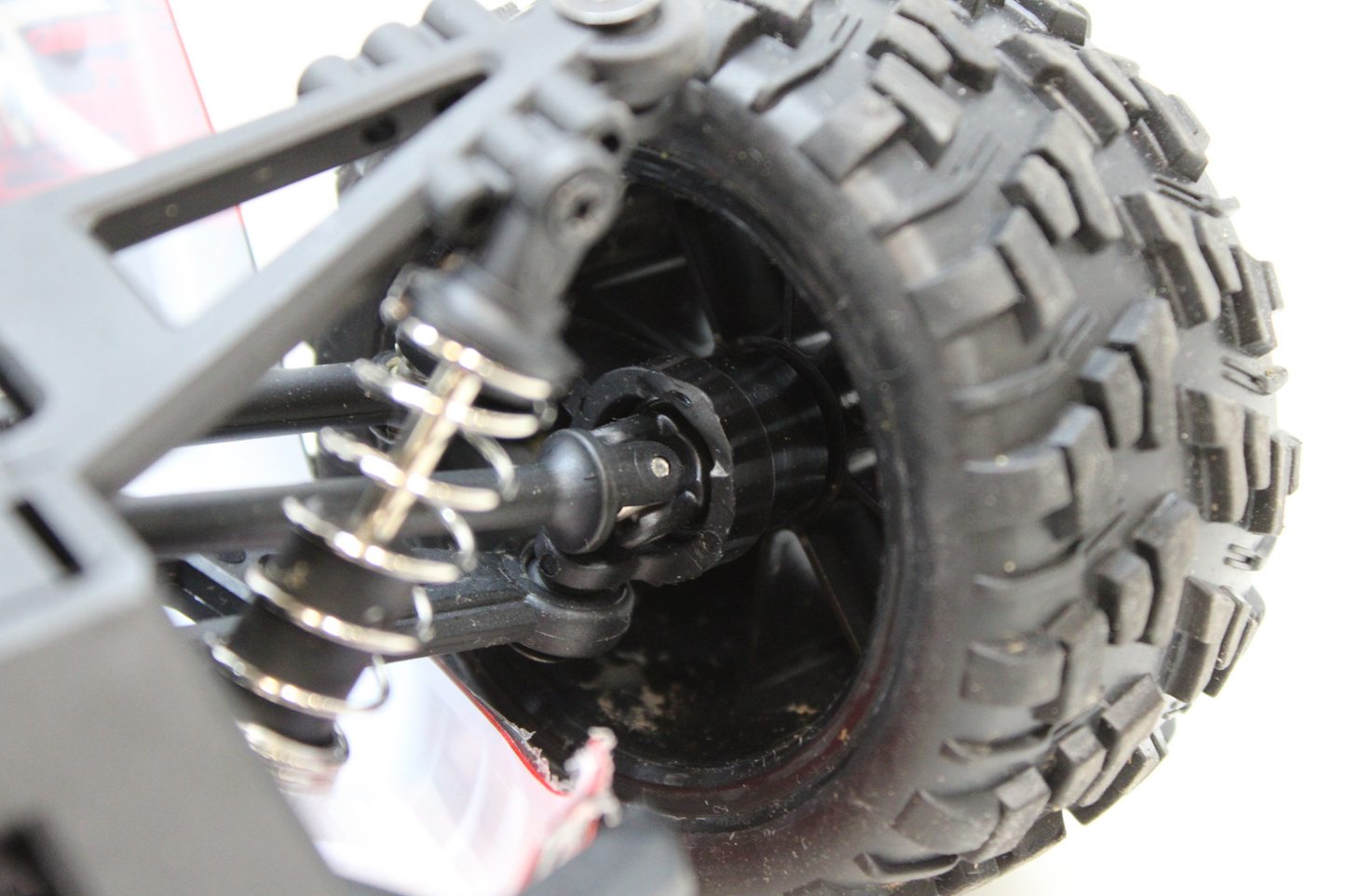 B-flokks Absima Truck Racing svartur rauður 1:14 fjarstýrður bíll Rafmagnslíkan Sjá texta/mynd