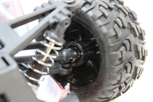 B-flokks Absima Truck Racing svartur rauður 1:14 fjarstýrður bíll Rafmagnslíkan Sjá texta/mynd