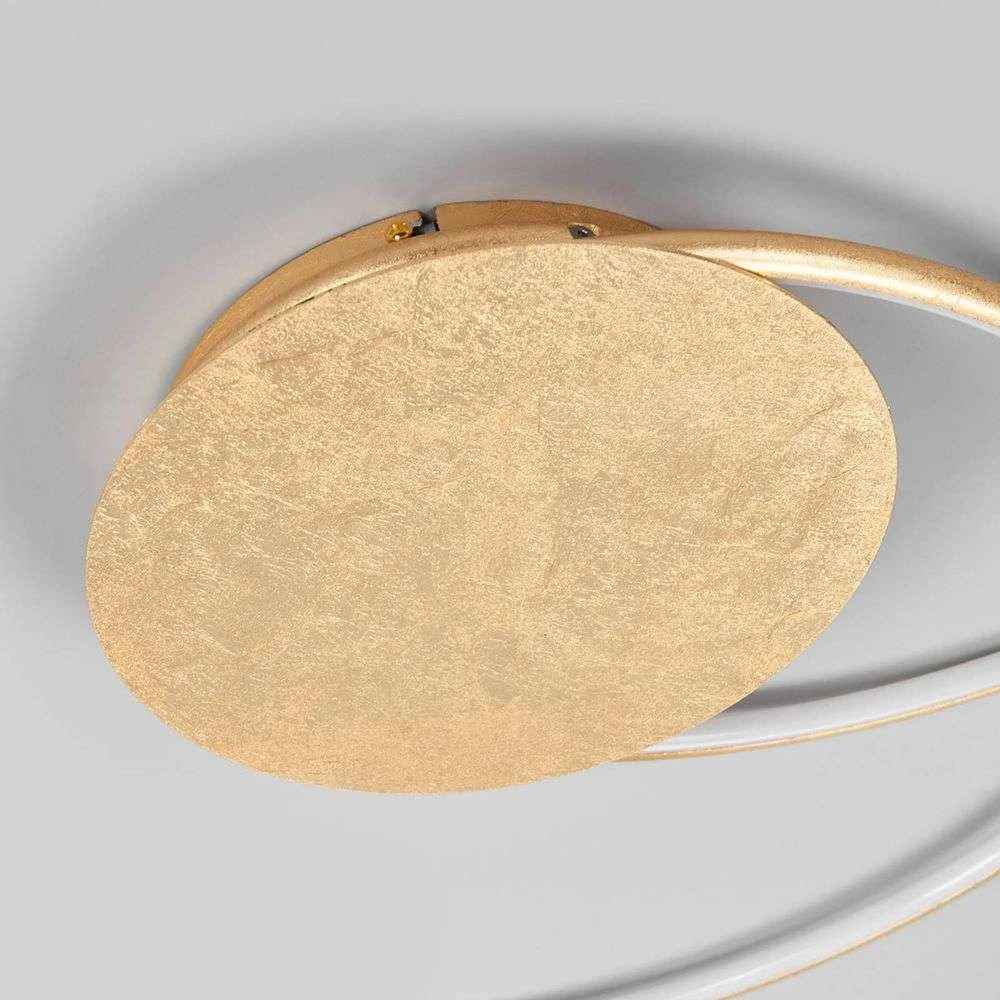 B-grade Lindby LED ceiling lamp Joline ceiling lamp light LED 33 W gold ø 74 cm 935 