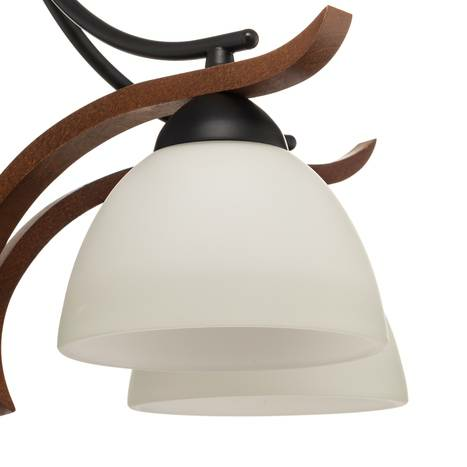 B-flokks loftljós Brakel, loftlampi, loftljós, ljósastæði, lampi, ljós E27, fimm ljósastaurar