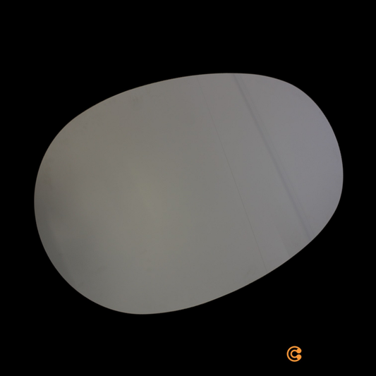 B-flokks Andersen Furniture DK10 útdraganlegt borðstofuborð/skrifstofuborð, sporöskjulaga, GALLAÐ