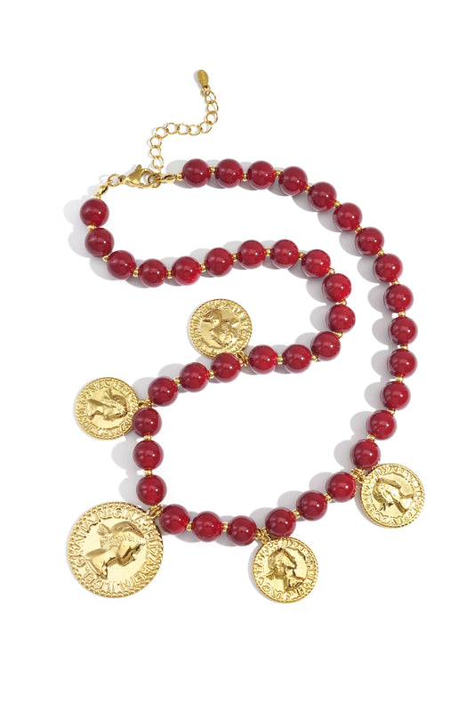 Acryl Perlen Halsketten Figur Retro Täglich Klassische Serie frauen schmuck