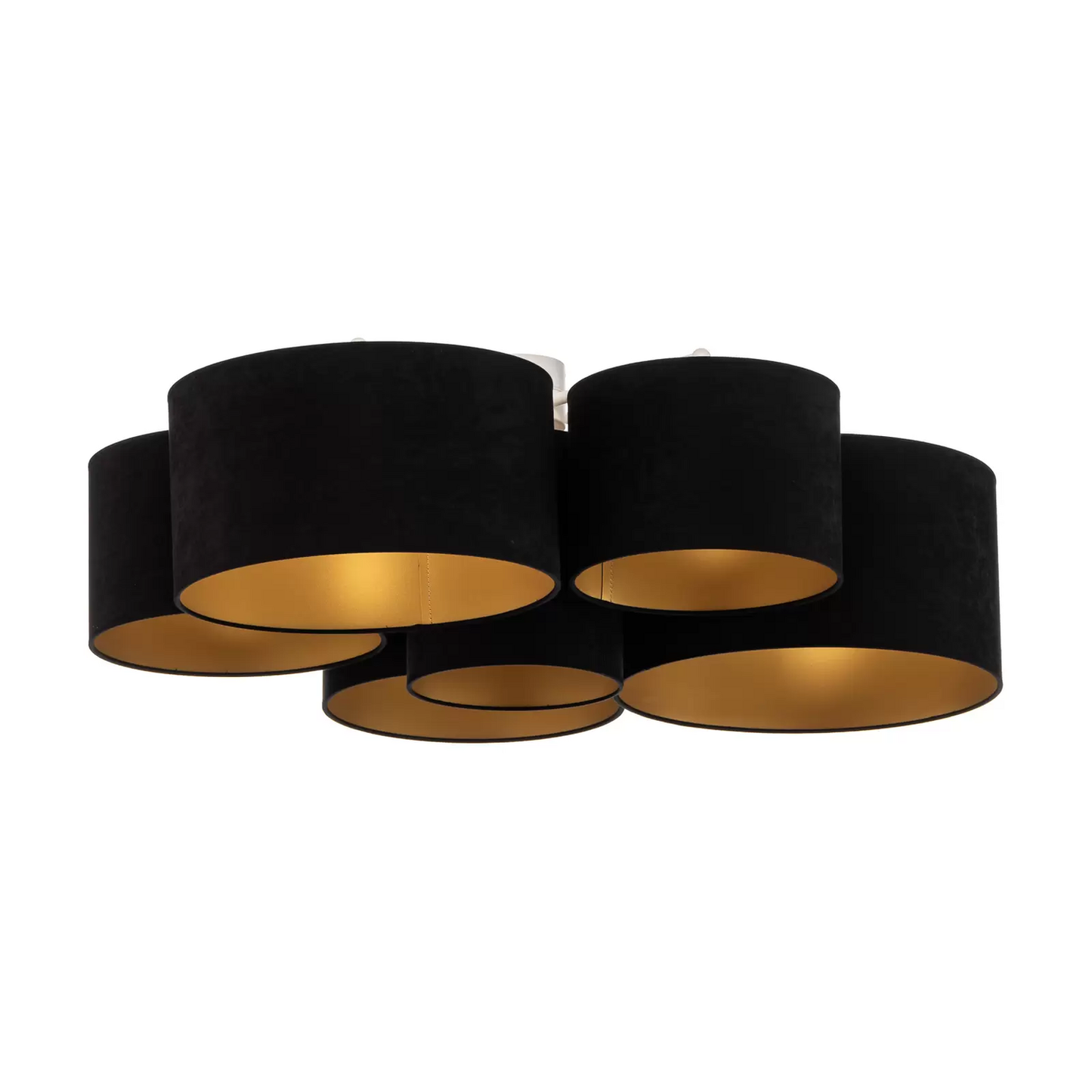 B-Ware Euluna Lodge Deckenleuchte Schwarz Gold Deckenlampe Lampe Leuchte Spot Licht