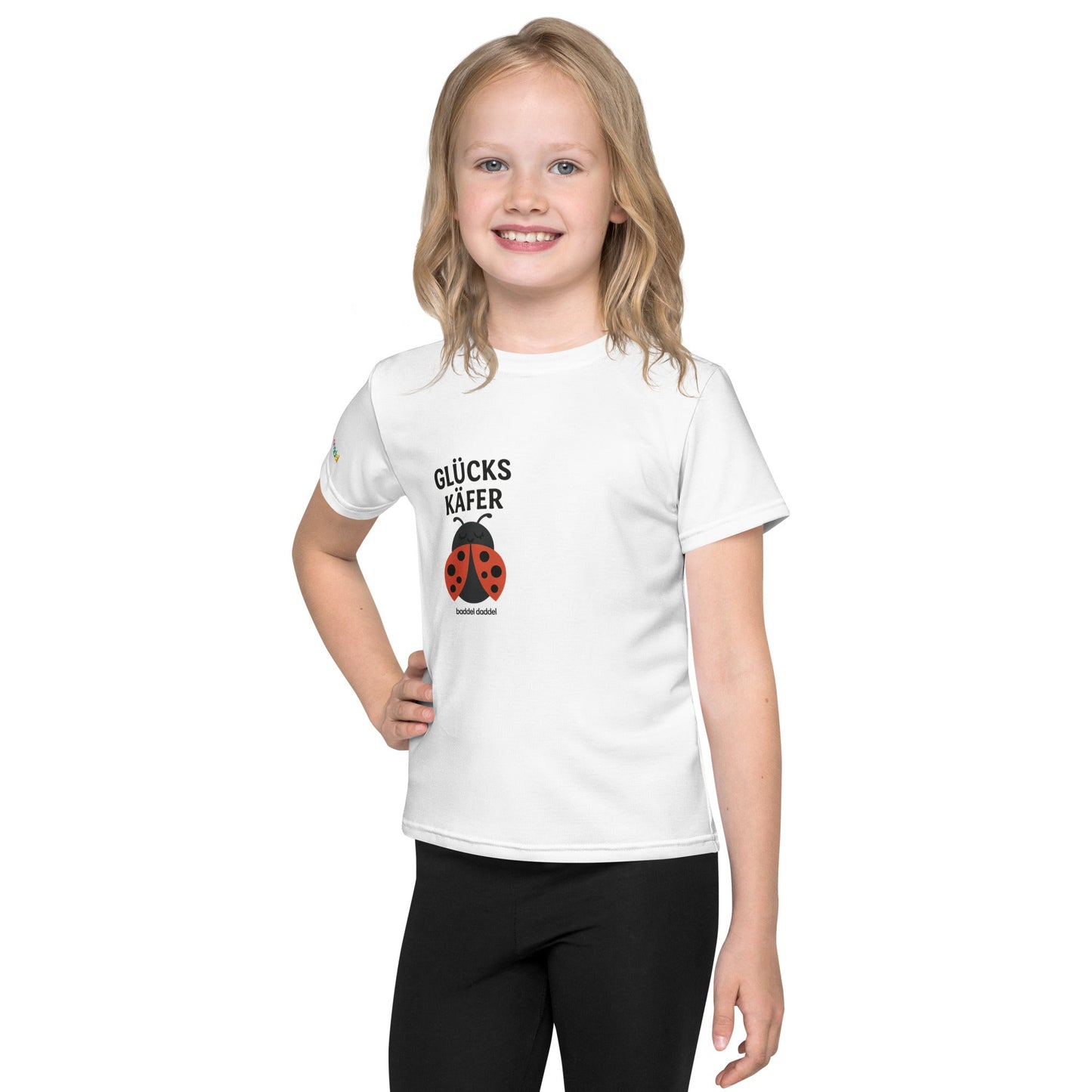 T-Shirt Marienkäferglück – Fröhlich, weich & elastisch im Baddeldaddel Design!