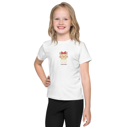 T-Shirt Katze Weiß – Für kleine Abenteurer mit Samtpfoten!