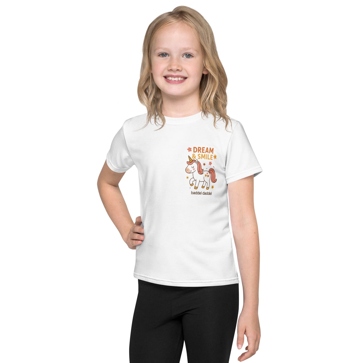 T-Shirt Dream & Smile Einhorn – Für fröhliche Fantasie-Reisen!