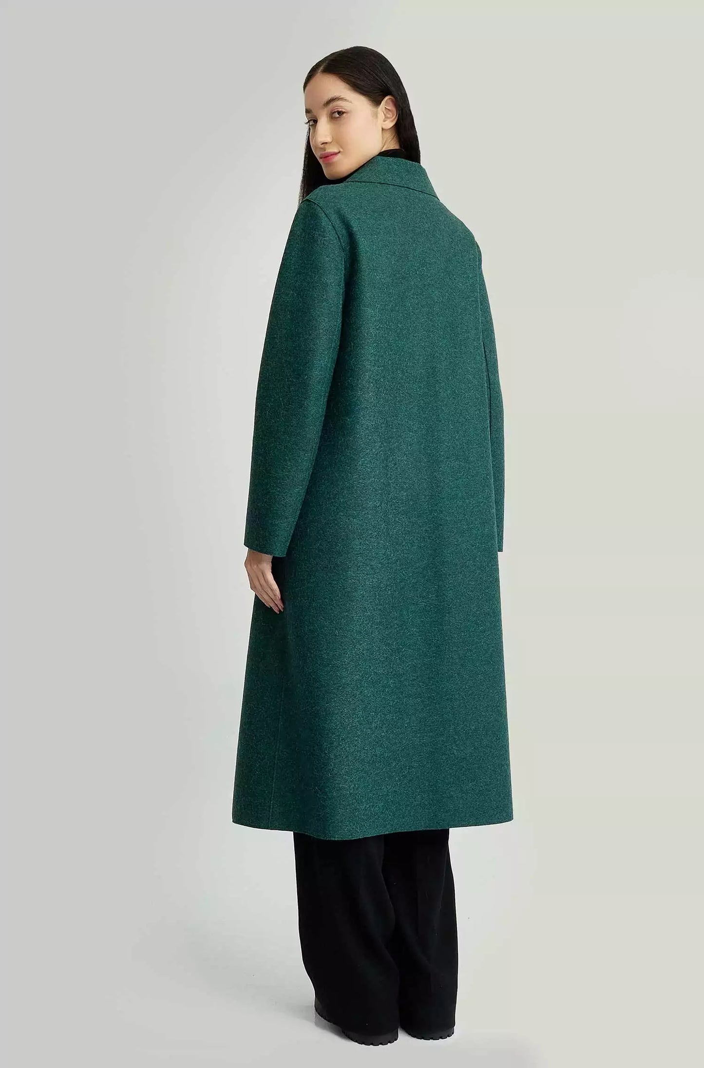 KUNA - Alpaca Coat YAMAY made of Alpaca &amp; Wool – Natural &amp; Elegant