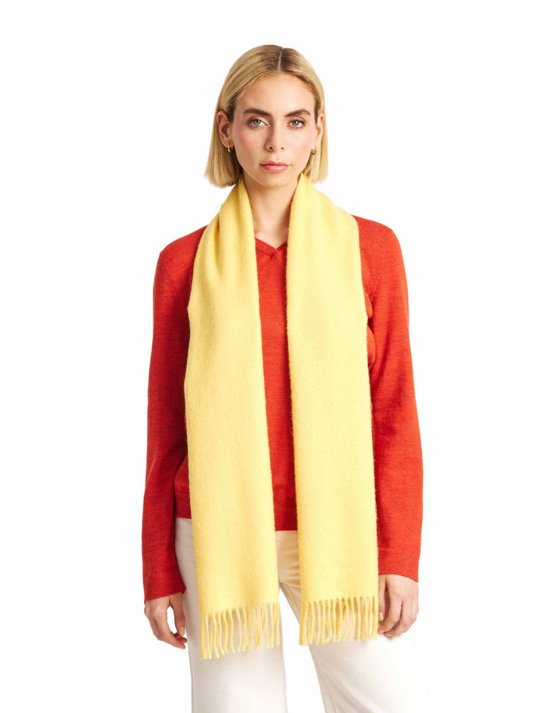 KUNA - Alpaca Woven Scarf - Adrian – 100% Baby Alpaca, feather-light &amp; luxurious