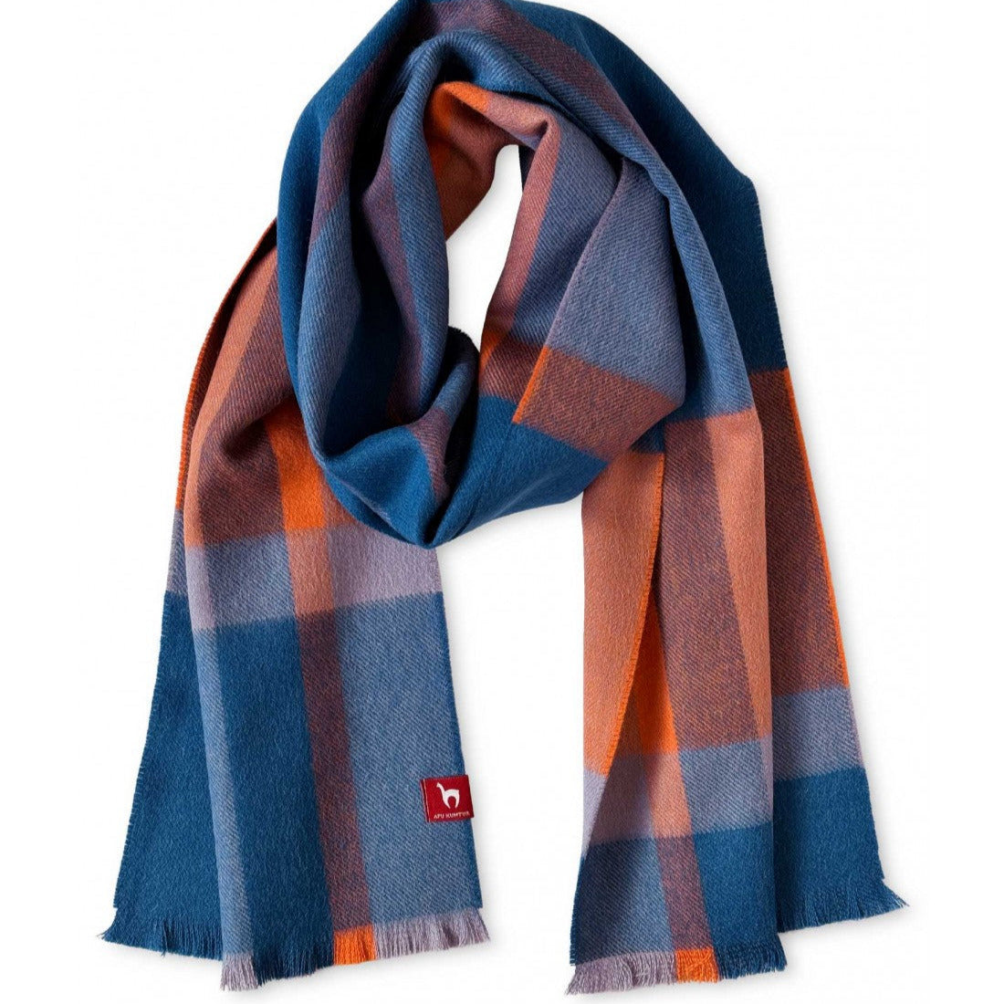 Apu Kuntur - 100% Baby Alpaca - Woven Scarf - Cuadro