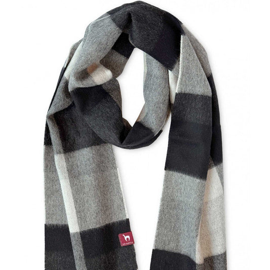 Apu Kuntur - 100% Baby Alpaca - Woven Scarf - Cuadro