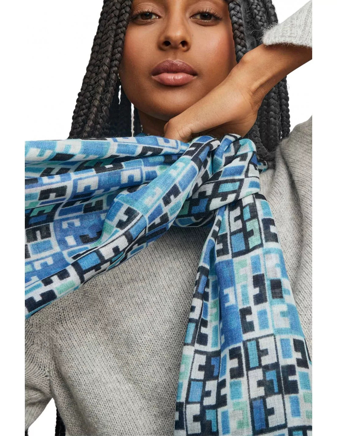 Kuna - Alpaca Woven Scarf - Weaving - 70% Baby Alpaca &amp; 30% Silk