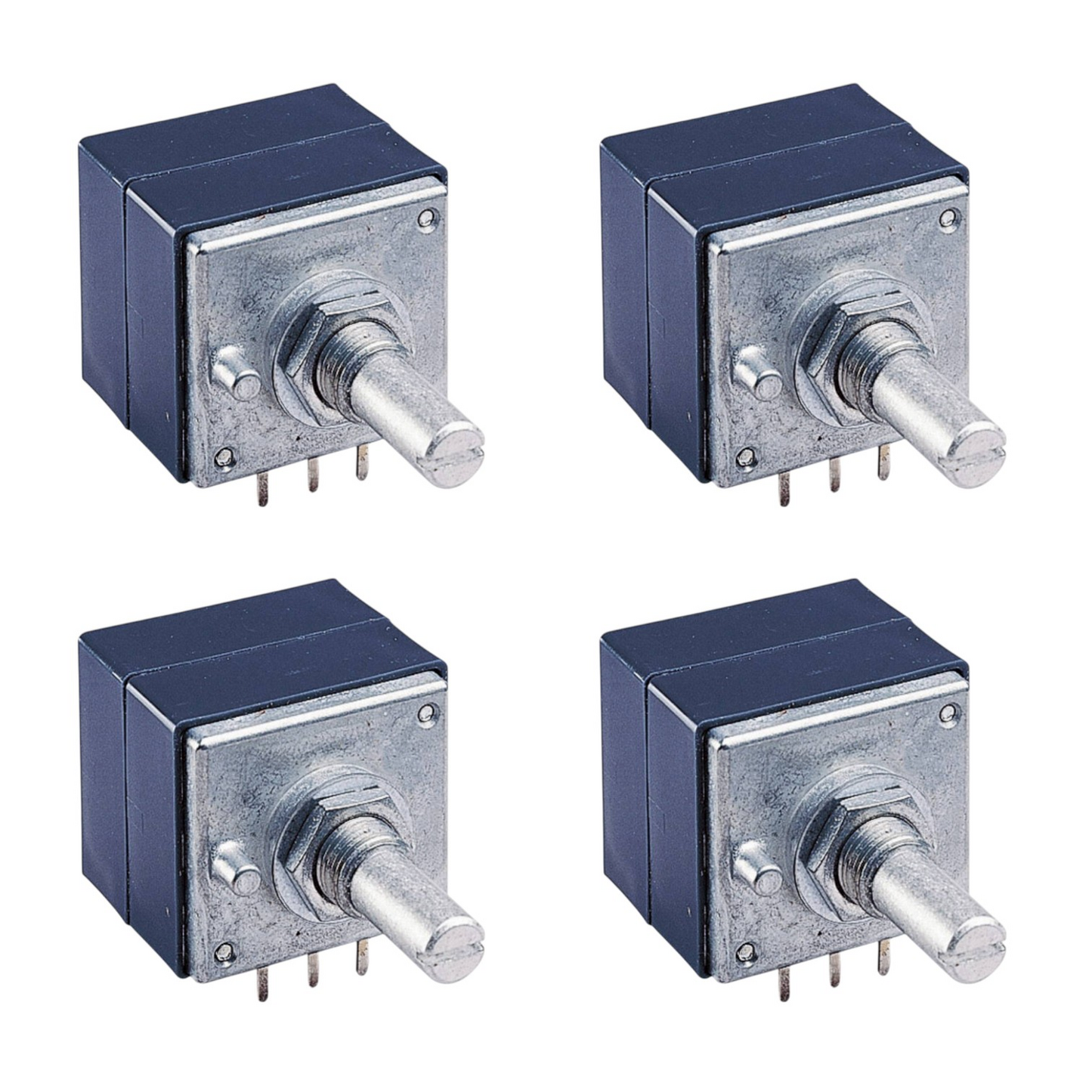 B-gráðu Alps snúningspotentiometer Poti Rk27112 10 K aðalíhlutur rykheldur hljómtæki 4 stykki