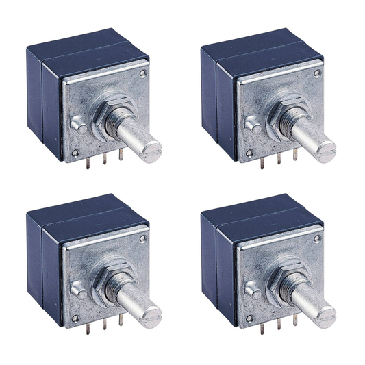 B-gráðu Alps snúningspotentiometer Poti Rk27112 10 K aðalíhlutur rykheldur hljómtæki 4 stykki