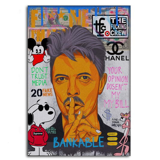 Andy Bowie - Pop Art Canvas Print 