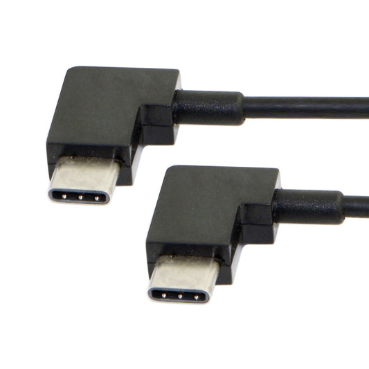 System-S USB snúra 3.1 Tegund C í USB 3.1 Tegund C 90° hallandi 30 cm