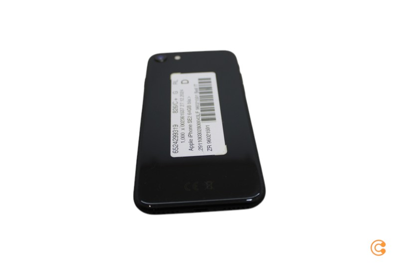 B-lager Apple iPhone SE 2. kynslóð 64GB farsími 4,7 tommu iOS 14 svartur Sjá texta/mynd
