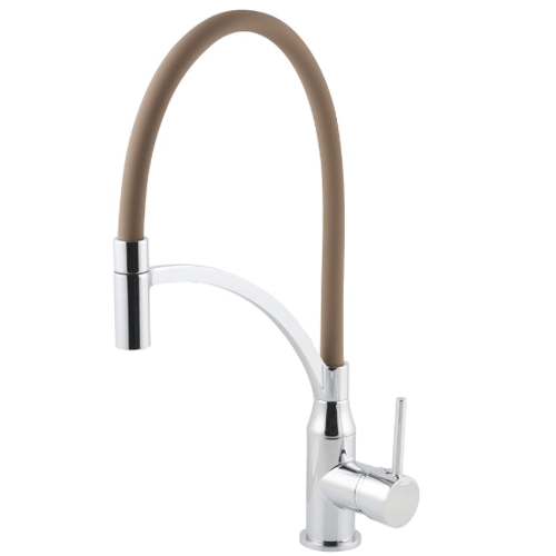 Aqua-Su "Lago Plus" Spültisch-Einhebelmischer mit flexiblem Auslauf