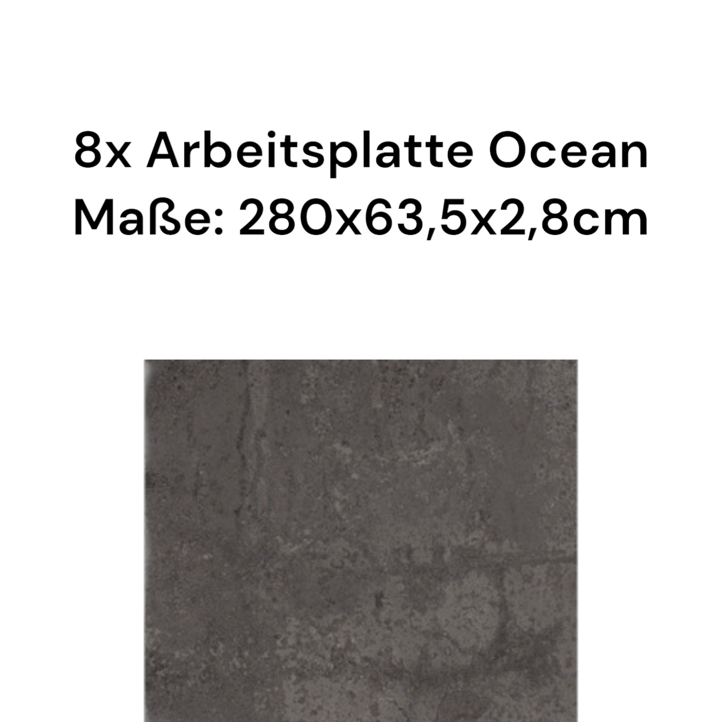 B-Ware Kaindl Ocean K4399 2800x635x28 Mm Küchenarbeitsplatte Arbeitsplatte 8 Stück