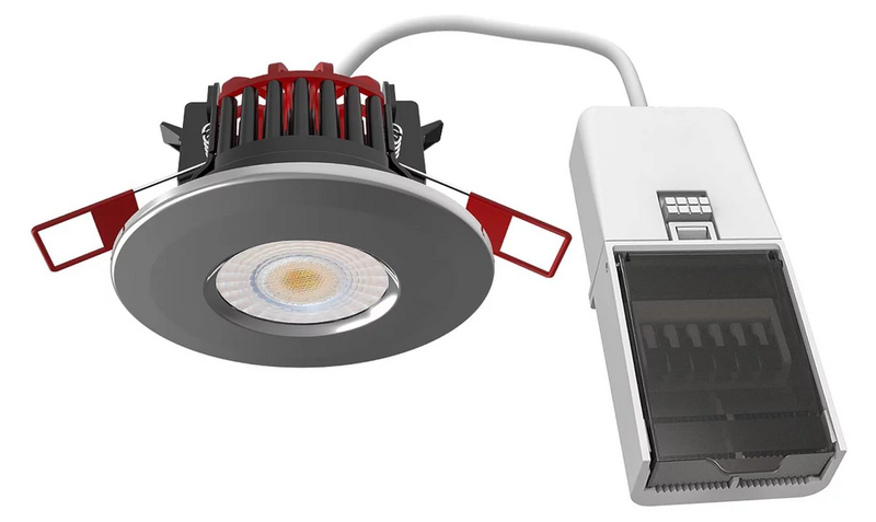 Innfelld ljós Arcchio Elmon LED í B-flokki, innfelldur kastari, LED lampi, svart, IP65, 2 stykki