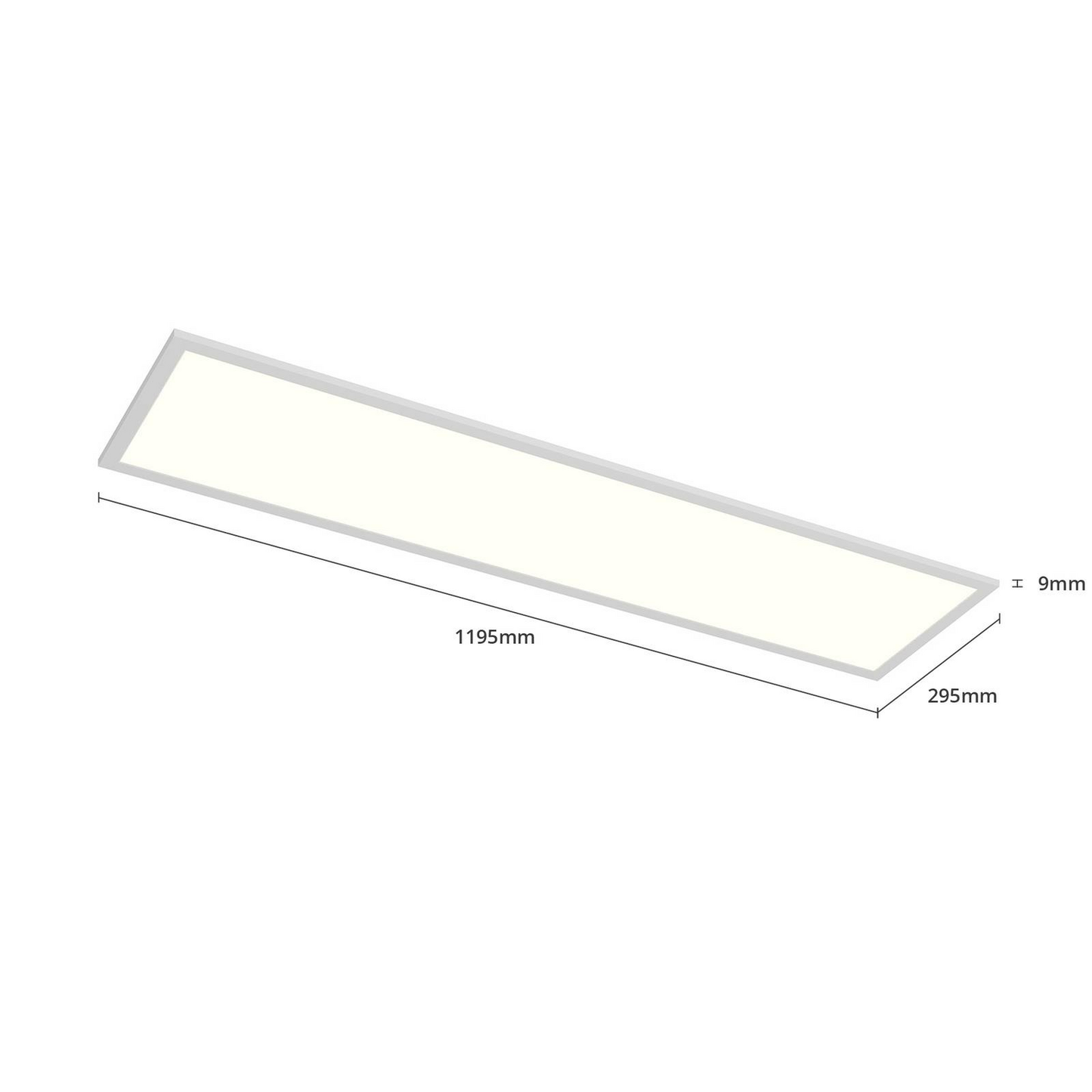 Arcchio Nesley LED-loftljós í B-flokki, 120 cm langt, 4000 K, hvítt 