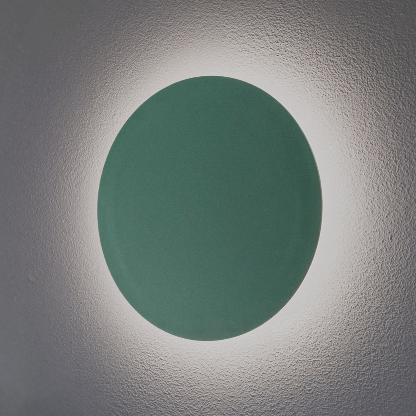 B-flokks Argon Lighting LED veggljós, vegglampi Orios Plus, grænn, stál, ø 30 cm