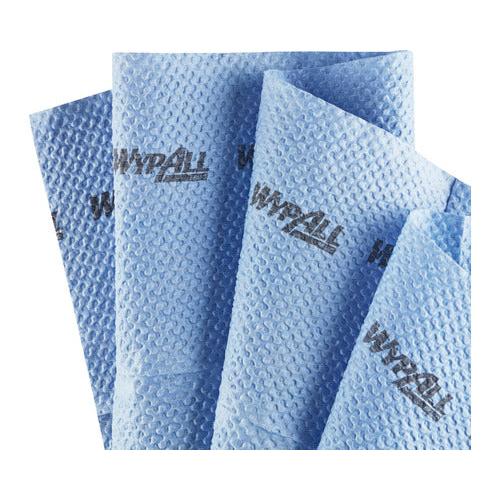 WypAll® ForceMax PowerClean - Viertelgefaltet / Blau - 1 Dispenser Box  x 40 Sheets | Karton (1 Spenderbox)