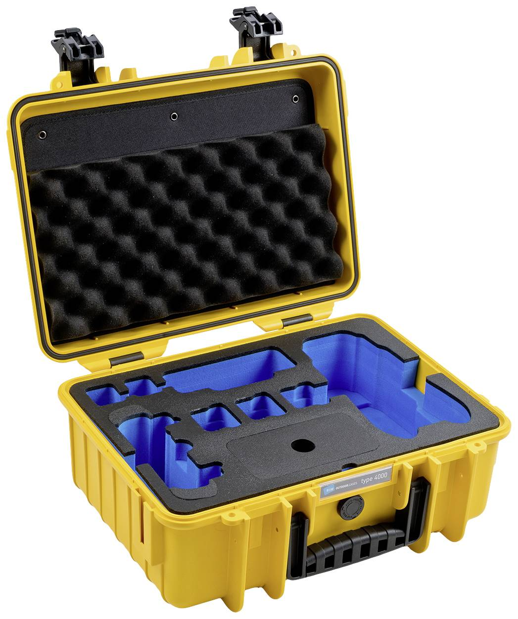 B-lager B &amp; W International flutningstaska Case Outdoor 4000 Yellow Dji Mavic 3 taska