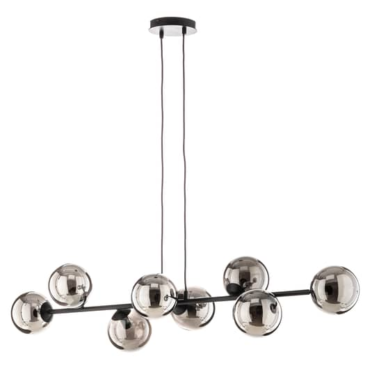 B-grade Euluna pendant light, hanging lamp, lamp, light, Glassy 8-light glass shade Gra168