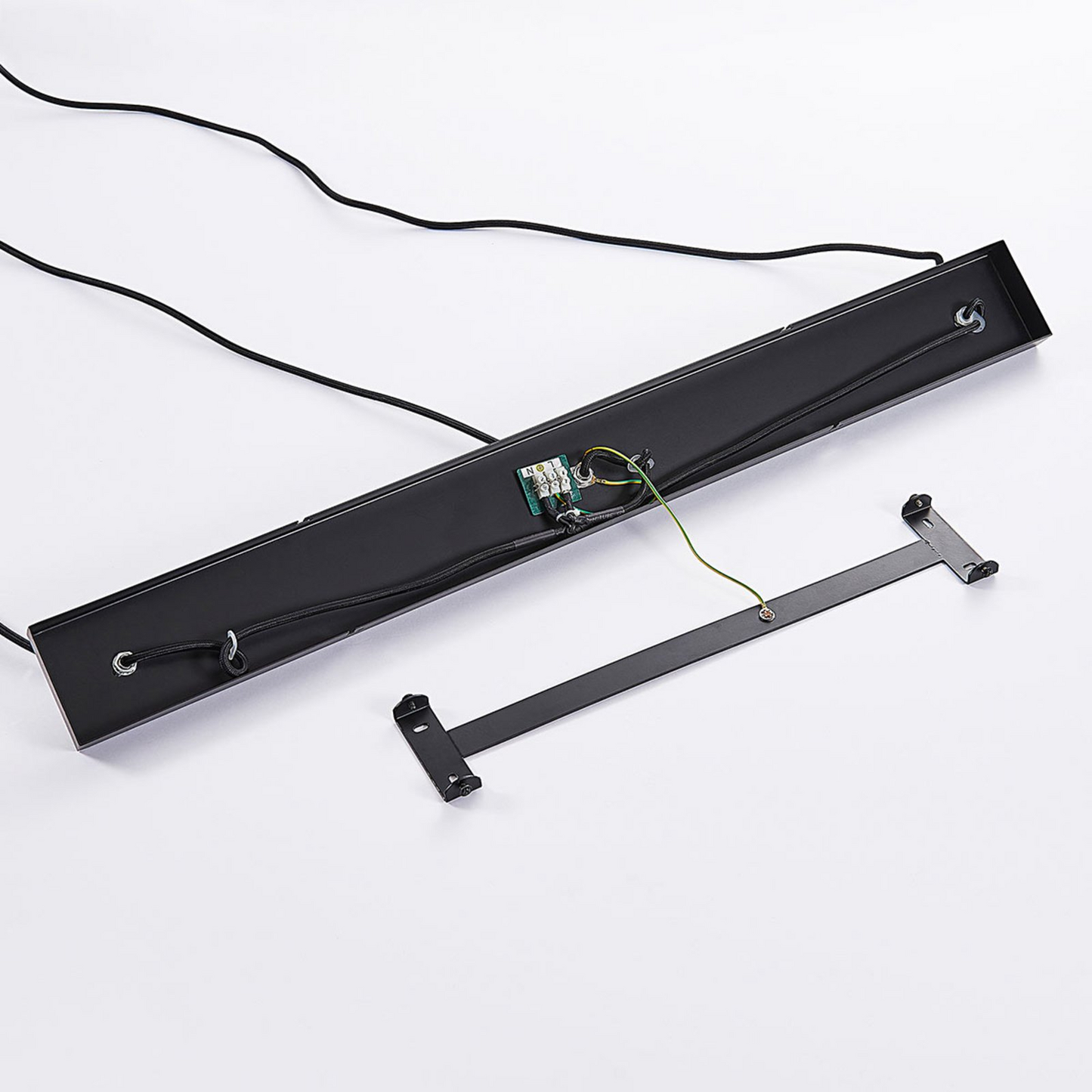 Lindby hengilampi Flynn fyrir borðstofu, grár, 3 ljós, 786, B-flokks 