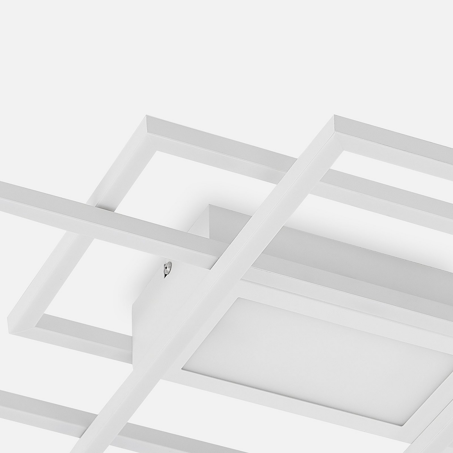 B-grade Lindby Caitlin LED ceiling lamp, ceiling light, living room light, white 389 