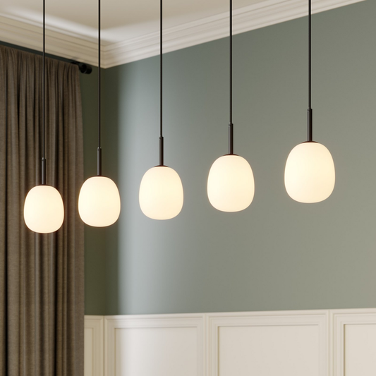 B-grade Lindby Etiena pendant light, ceiling lamp, living room light, hanging light, lamp G224