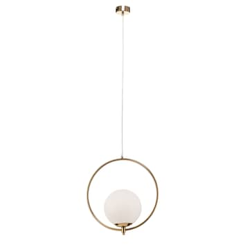 B-flokks Aldex hengilampi Sol, hengilampi, loftlampi, loftljós, ljós, lampi, gull