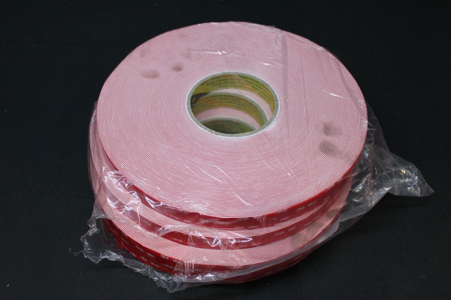 Tvöfalt límband, B-flokks, 3M LSE110/19, hvítt, 33 m x 19 mm, 4 stykki