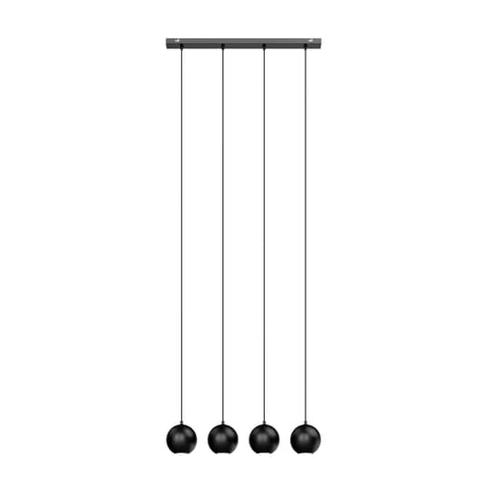 B-flokks Helam hengiljós Miðnættis loftlampi hengilampi LED GU10 svartur 4 ljós L327 