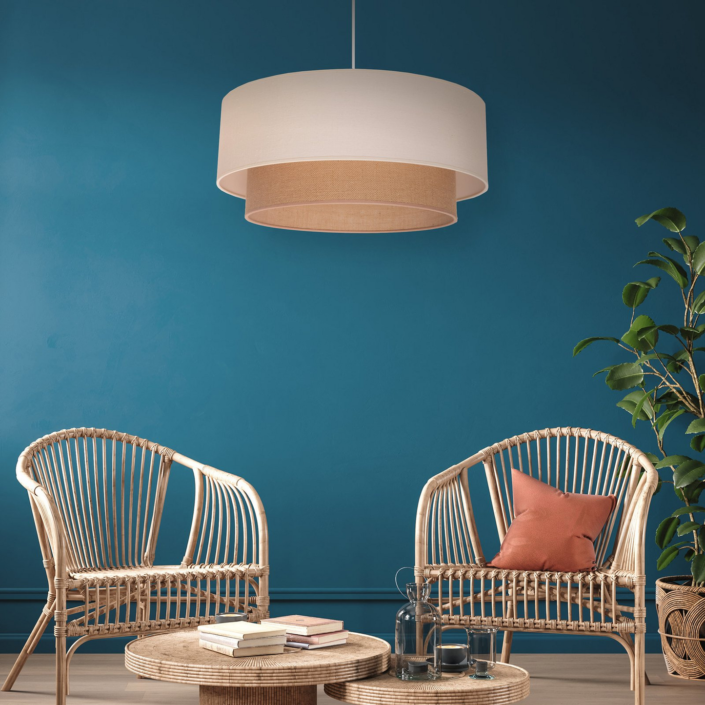 B-flokks Boho hengilampi, loftlampi, LED lampi, ø690