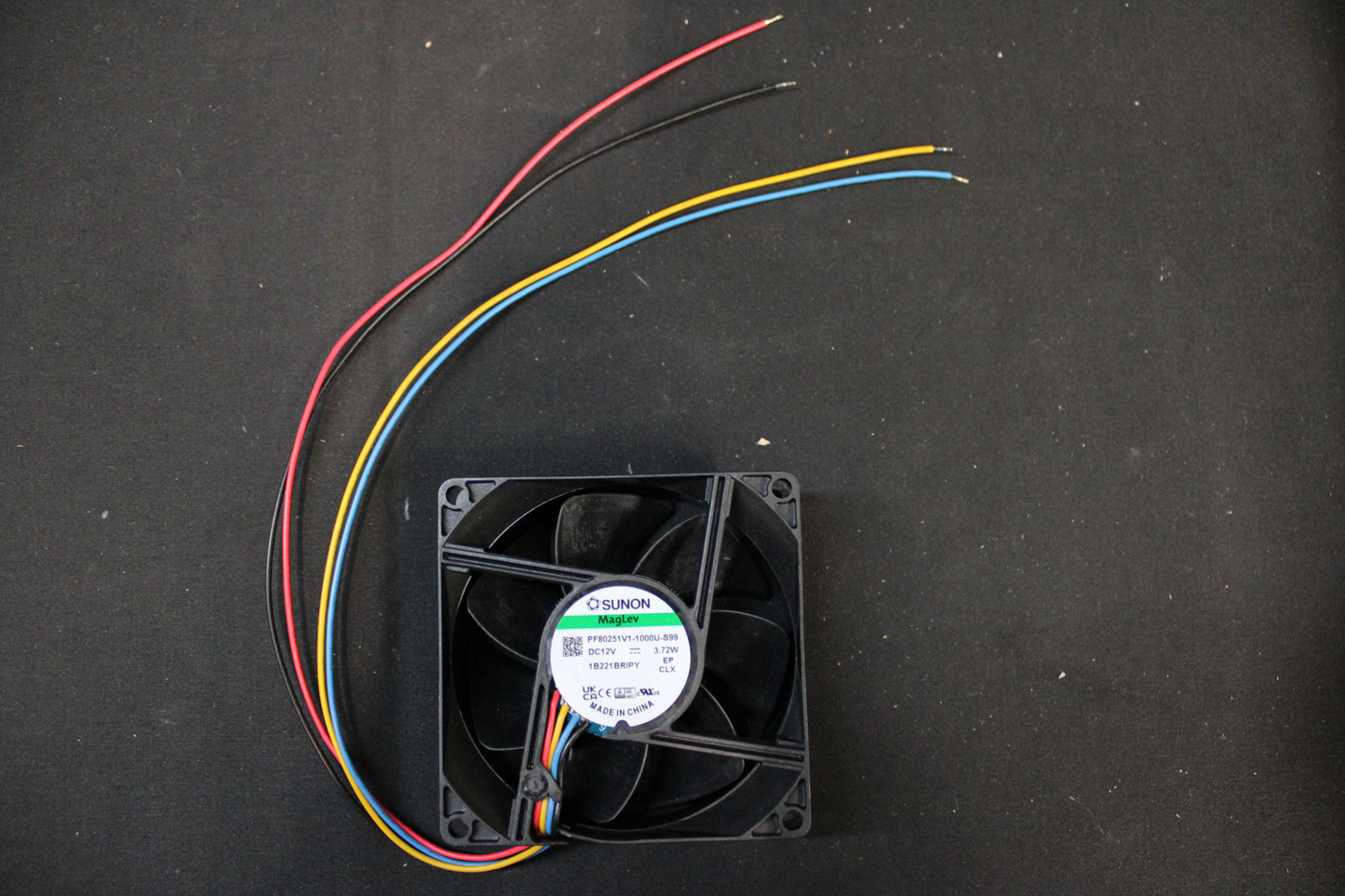 B-Ware Sunon PF80251V1-1000U-S99 Axiallüfter 12 V/DC 102 m³/h Axialventilator 10 STÜCK