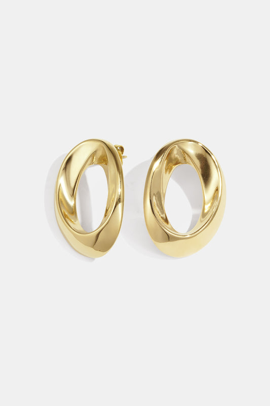 Ohrstecker Kreis Casual Daily Simple Series Damenschmuck
