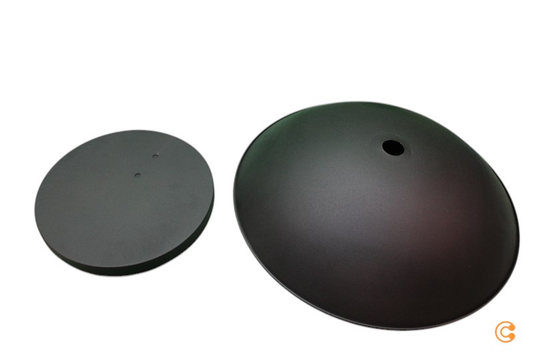 B-grade Lindby Emilienne arc floor lamp, standing lamp, lamp. SEE TEXT/PHOTO