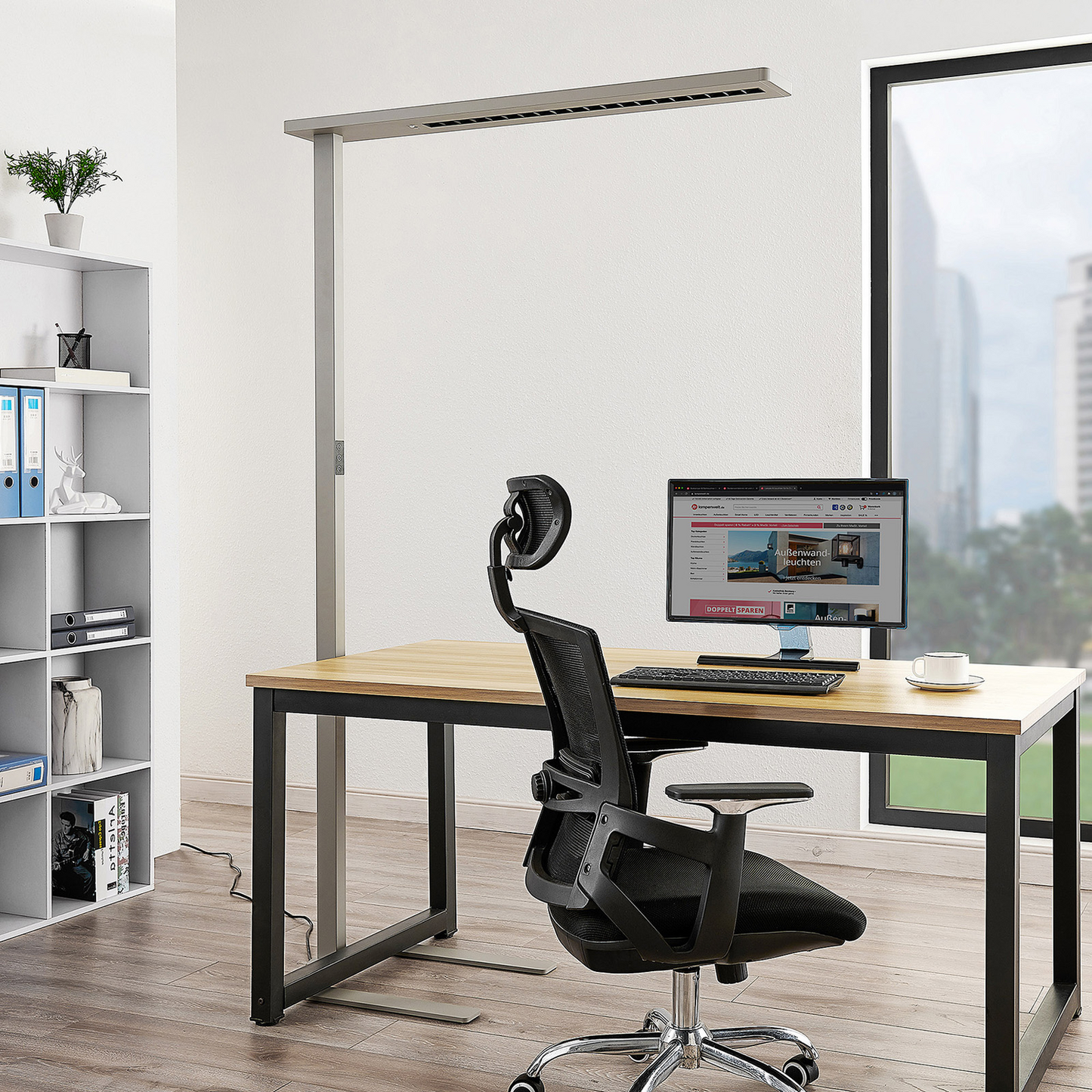 LED gólflampi á lager Ionel Arcchio Bein óbein dagsljósskynjari Gólflampi Skrifstofa