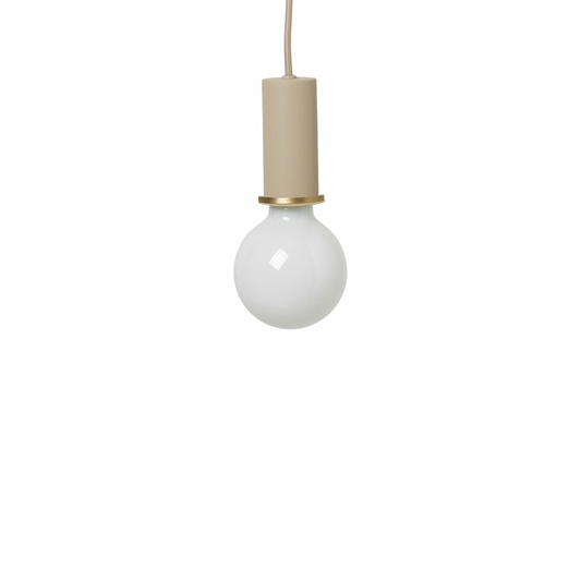 B-lager Ferm Living Socket hengiljós, loftlampi, lágt beige