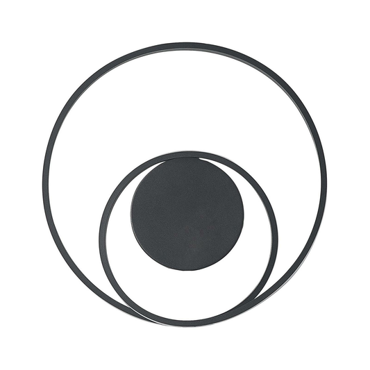 B-grade Lindby LED ceiling lamp Emisua ceiling lamp CCT dimmable 22 watts black 