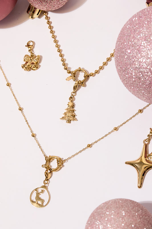 Schmuck Charms Pflanze Casual Weihnachten Einfache Serie Damenschmuck