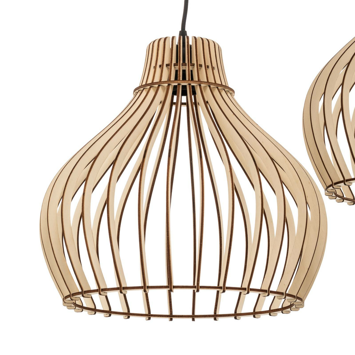 B-grade Euluna Barrel pendant light with wooden shades, ceiling lamp, decorative pendant light 517