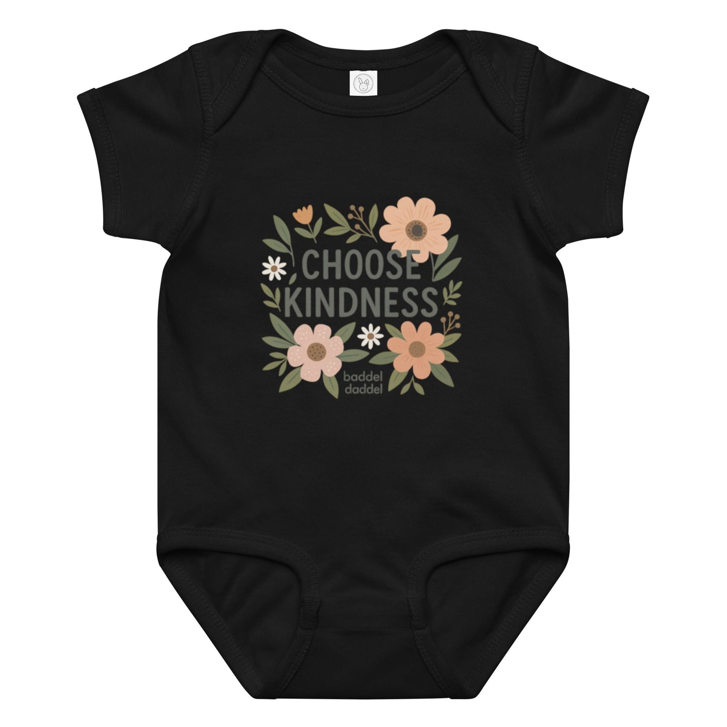 Babybody Choose Kindness – Blumig, weich & voller Liebe im Baddeldaddel Design!