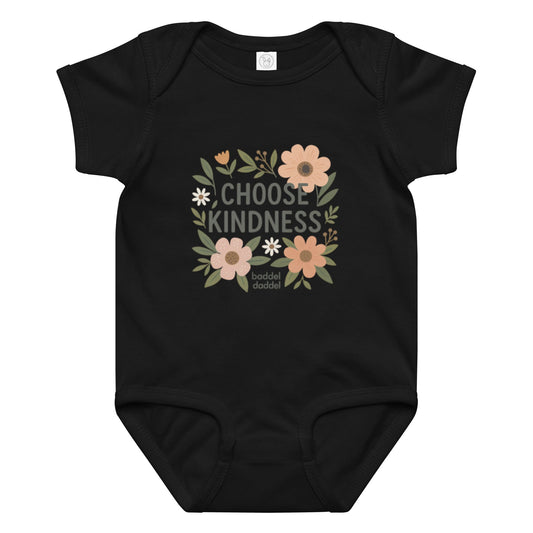 Babybody Choose Kindness – Blumig, weich & voller Liebe im Baddeldaddel Design!