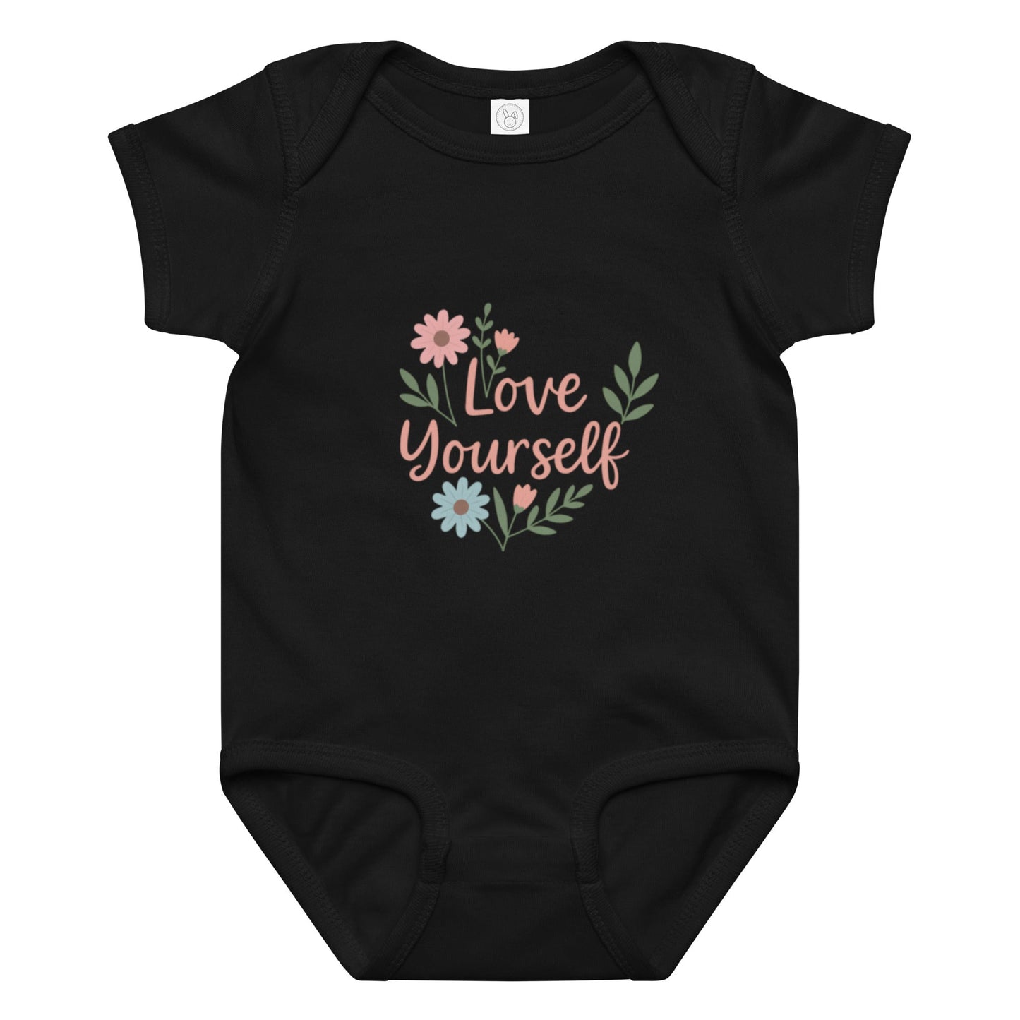Baby-Body mit „Love Yourself“-Motiv – weich, liebevoll & bequem für jeden Tag!