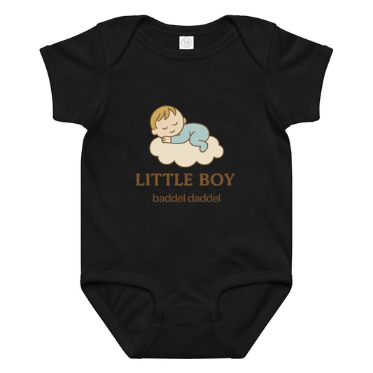 Baby-Body Little Boy im Baddeldaddel Design – weich, bequem und alltagstauglich!