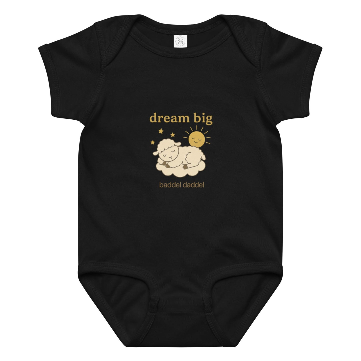 Baby-Body Dream Big Schlafendes Schaf – Weich, gemütlich & im Baddeldaddel Design!