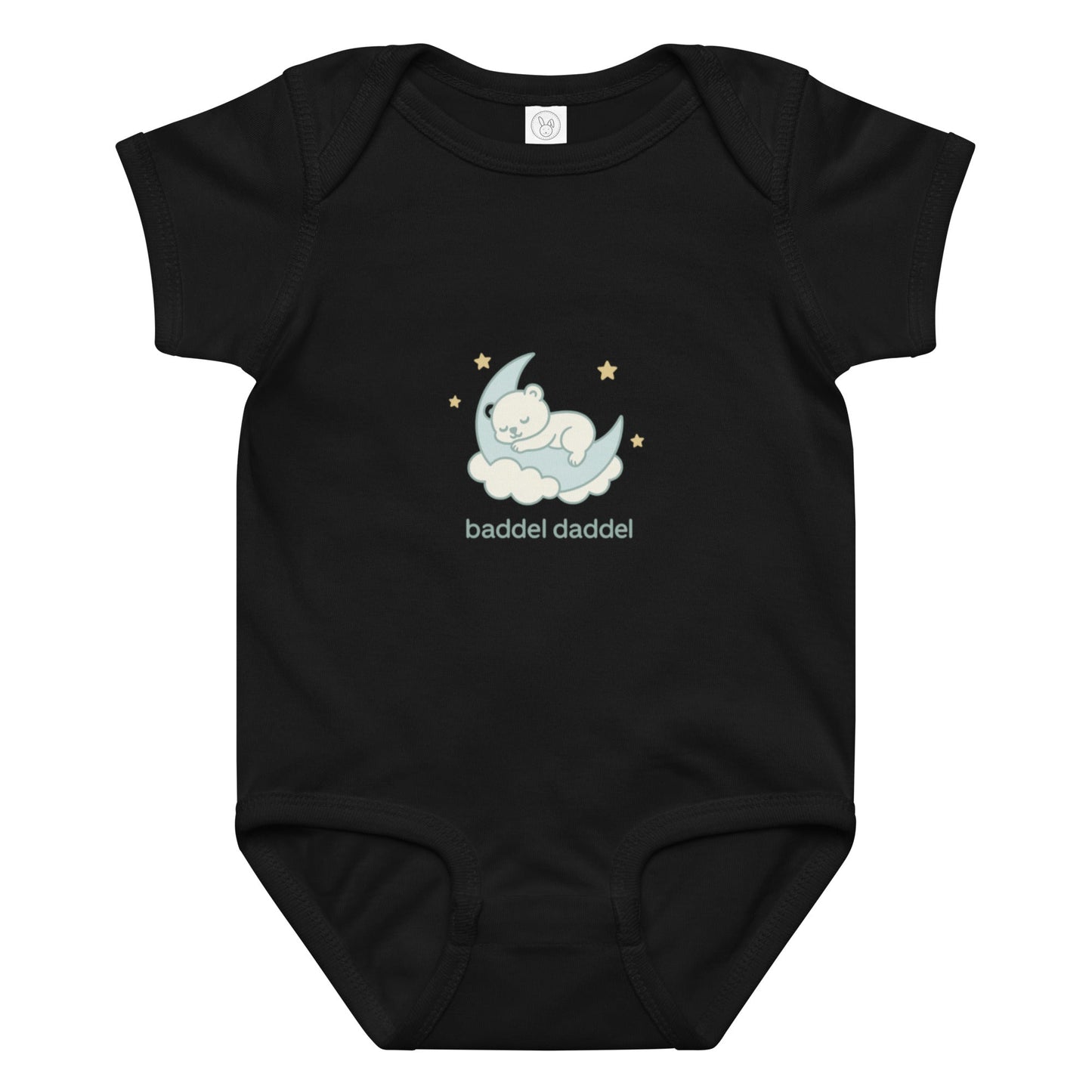 Baby-Body Schlafmotiv – Kuschelweich & praktisch im Baddeldaddel Design!